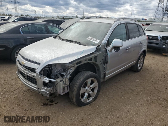 2014 Chevrolet Captiva Sport LT with VIN 3GNAL3EK9ES640609, listed as a Copart auction lot 74691734 with 150,482 mi miles and Salvage Title. Bid and sale history available at DreamBid. Image 1.