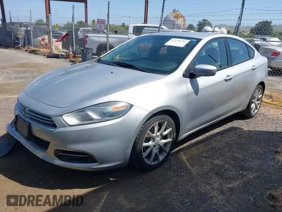 2013 Dodge Dart SXT with VIN 1C3CDFBA5DD285551, listed as a IAAI auction lot 42110755 with 119,827 mi miles and . Bid and sale history available at carsss.com. Image 2.