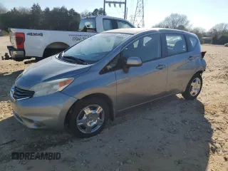 2014 Nissan Note SV with VIN 3N1CE2CP3EL437507, listed as a Copart auction lot 47805395 with 121,881 mi miles and Salvage Title. Bid and sale history available at DreamBid. Image 1.
