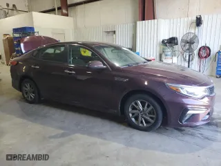 2019 Kia Optima LX with VIN 5XXGT4L34KG299285, listed as a Copart auction lot 45128335 with 78,398 mi miles and Salvage Title. Bid and sale history available at carsss.com. Image 4.
