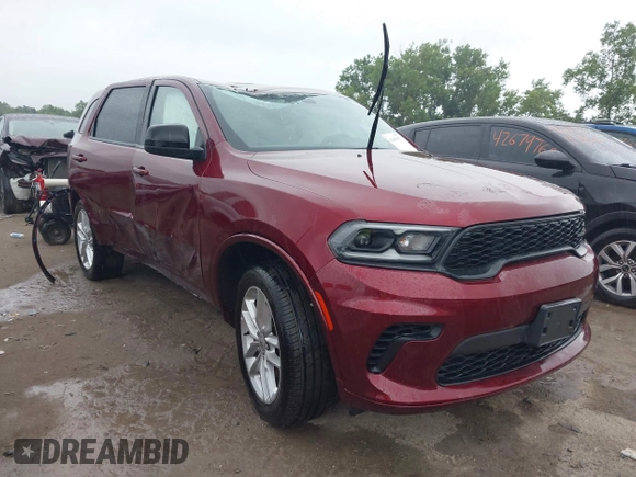 2023 Dodge Durango GT with VIN 1C4RDJDG3PC687833, listed as a IAAI auction lot 42491679 with 47,380 mi miles and . Bid and sale history available at DreamBid. Image 1.