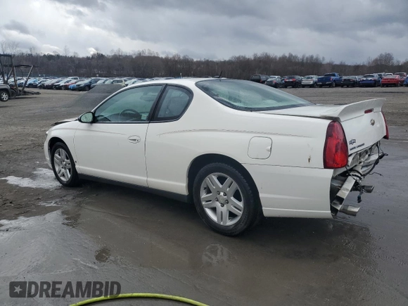 2006 Chevrolet Monte Carlo LT 3.9L with VIN 2G1WK151169329258, listed as a Copart auction lot 50090535 with 87,061 mi miles and Salvage Title. Bid and sale history available at carsss.com. Image 2.
