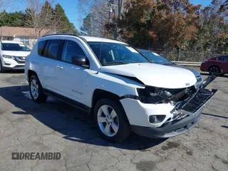 2016 Jeep Compass Sport with VIN 1C4NJDBB0GD617720, listed as a IAAI auction lot 41854195 with 97,961 mi miles. Bid and sale history available at carsss.com. Image 1.
