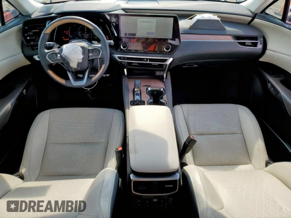 2023 Lexus RX 350 with VIN 2T2BAMBA4PC022193, listed as a Copart auction lot 58991955 with 18,696 mi miles and Salvage title. Bid and sale history available at DreamBid. Image 8.