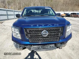 2022 Nissan Titan S with VIN 1N6AA1EC4NN107425, listed as a Copart auction lot 48291485 with 19,904 mi miles and Salvage title. Bid and sale history available at DreamBid. Image 5.