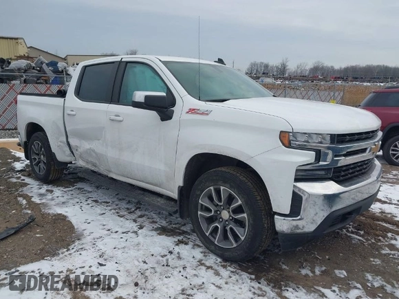 2021 Chevrolet Silverado 1500 LT with VIN 3GCUYDED8MG236653, listed as a IAAI auction lot 41543222 with 59,298 mi miles. Bid and sale history available at carsss.com. Image 1.