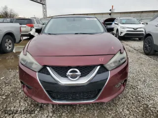 2017 Nissan Maxima SR with VIN 1N4AA6APXHC421739, listed as a Copart auction lot 81882804 with 154,297 mi miles and Salvage Title. Bid and sale history available at carsss.com. Image 5.