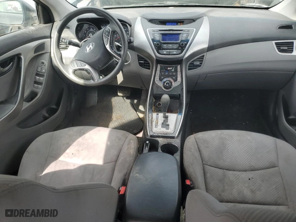 2013 Hyundai Elantra GLS PZEV with VIN 5NPDH4AE3DH443733, listed as a Copart auction lot 50496005 with 135,114 mi miles and Salvage Title. Bid and sale history available at carsss.com. Image 8.