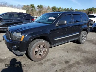 2007 Jeep Grand Cherokee Laredo with VIN 1J8GR48K87C646146, listed as a Copart auction lot 53823225 with 191,028 mi miles and Salvage Title. Bid and sale history available at carsss.com. Image 1.