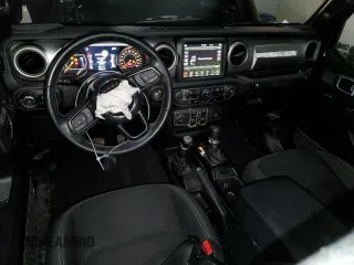 2021 Jeep Wrangler Unlimited 80th Anniversary with VIN 1C4HJXDN1MW738407, listed as a Copart auction lot 46140325 with 50,824 mi miles and Salvage title. Bid and sale history available at DreamBid. Image 8.