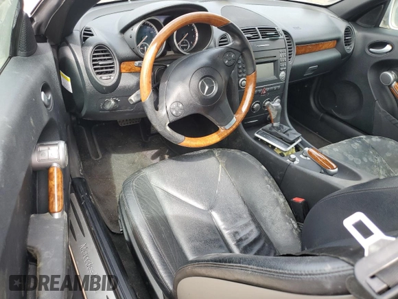 2009 Mercedes-Benz SLK-Class 3.0L with VIN WDBWK54FX9F190043, listed as a Copart auction lot 73045024 with 0 mi miles and Non Repairable. Bid and sale history available at carsss.com. Image 8.