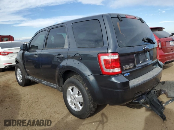2008 Ford Escape XLS z VIN 1FMCU02Z58KB05139, wystawiony jako Copart lot #89308165 z przebiegiem Nie podano mil oraz Nie do naprawy • Non repairable. Historia ofert i sprzedaży dostępna na DreamBid. Obrazek 2.