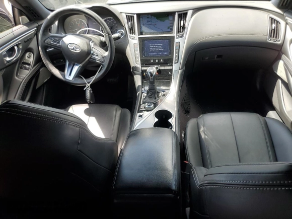 2018 Infiniti Q60 Luxe with VIN JN1EV7EK5JM341353, listed as a Copart auction lot 52008465 with 116,838 mi miles and Salvage Title. Bid and sale history available at carsss.com. Image 8.