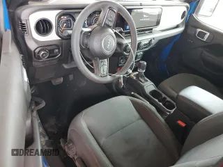 2024 Jeep Wrangler Sport S with VIN 1C4PJXAN8RW169420, listed as a Copart auction lot 62593945 with 5,164 mi miles and Salvage title. Bid and sale history available at DreamBid. Image 8.