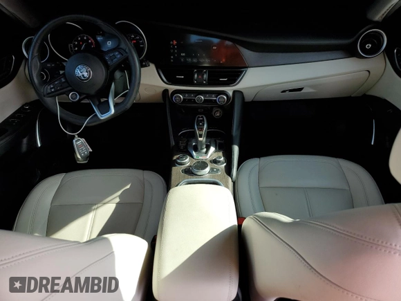 2021 Alfa Romeo Giulia Ti Sport with VIN ZARFAMBN4M7647771, listed as a Copart auction lot 63988035 with 29,720 mi miles and Salvage title. Bid and sale history available at DreamBid. Image 8.