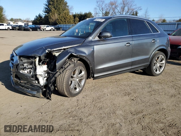 2018 Audi Q3 Premium Plus with VIN WA1JCCFS0JR004062, listed as a Copart auction lot 48510765 with 44,158 mi miles and Salvage Title. Bid and sale history available at carsss.com. Image 1.