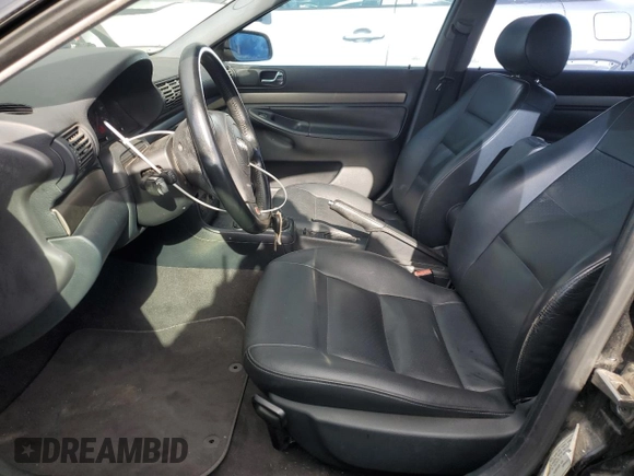 2001 Audi A4 с VIN WAUDC68D51A140718, выставлен на аукционе Copart как лот 43730695 с пробегом 151 442 миль миль и Списание • Salvage title. История ставок и продаж доступна на DreamBid. Изображение 7.