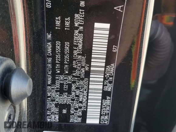 2021 Lexus RX 350 with VIN 2T2HZMDAXMC285929, listed as a Copart auction lot 58866925 with 19,464 mi miles and Salvage title. Bid and sale history available at DreamBid. Image 13.