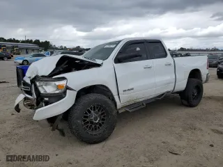 2019 Ram 1500 Big Horn/Lone Star with VIN 1C6SRFBT6KN833209, listed as a Copart auction lot 47582215 with 127,650 mi miles and Salvage Title. Bid and sale history available at carsss.com. Image 1.