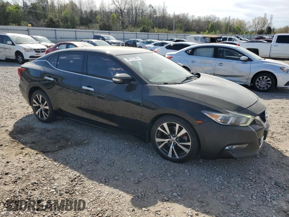 2017 Nissan Maxima SV with VIN 1N4AA6AP8HC401229, listed as a Copart auction lot 50721325 with 224,779 mi miles and Salvage Title. Bid and sale history available at carsss.com. Image 4.