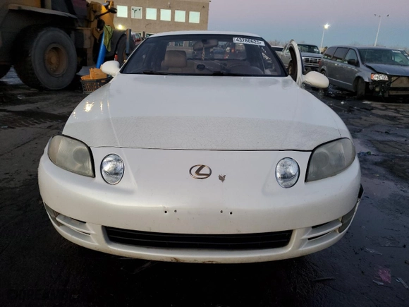 1996 Lexus SC 400 with VIN JT8CH32Y2T0050606, listed as a Copart auction lot 43280625 with 0 mi miles and Salvage Title. Bid and sale history available at carsss.com. Image 5.