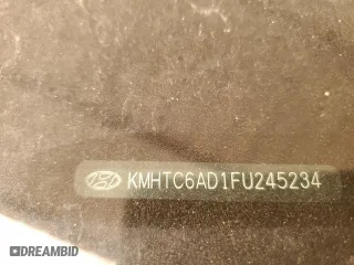 2015 Hyundai Veloster with VIN KMHTC6AD1FU245234, listed as a Copart auction lot 48057145 with 79,570 mi miles and Salvage Title. Bid and sale history available at carsss.com. Image 12.