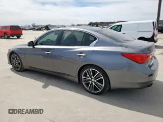 2014 Infiniti Q50 Hybrid Sport with VIN JN1AV7AP7EM691184, listed as a Copart auction lot 48961015 with 124,972 mi miles and Clean Title. Bid and sale history available at carsss.com. Image 2.
