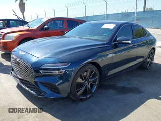 2022 Genesis G70 3.3T z VIN KMTG54TE2NU082023, wystawiony jako IAAI lot #42271871 z przebiegiem 17 833 mil mil oraz . Historia ofert i sprzedaży dostępna na DreamBid. Obrazek 18.