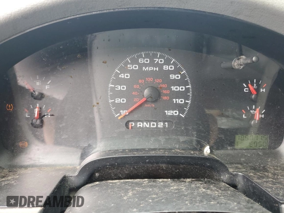 2007 Ford F-150 XL with VIN 1FTRF12W97KA93970, listed as a Copart auction lot 54404435 with 185,017 mi miles and Salvage title. Bid and sale history available at DreamBid. Image 9.