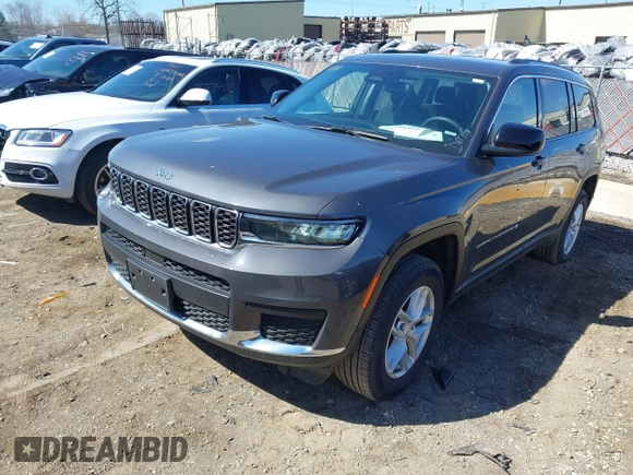 2023 Jeep Grand Cherokee Laredo with VIN 1C4RJKAG4P8886122, listed as a IAAI auction lot 41890848 with 53,739 mi miles and . Bid and sale history available at DreamBid. Image 17.