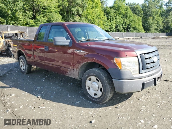 2009 Ford F-150 STX with VIN 1FTRX12WX9FB11403, listed as a Copart auction lot 63626015 with 211,597 mi miles and Clean title. Bid and sale history available at DreamBid. Image 4.