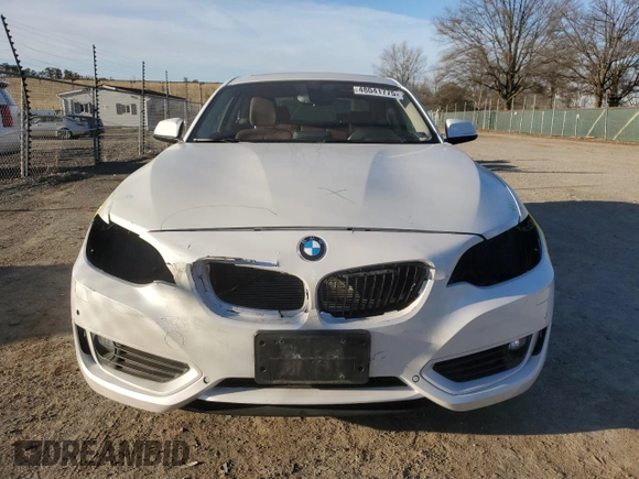 2015 BMW 2 Series 228i with VIN WBA1F9C51FVW98724, listed as a Copart auction lot 48041775 with 64,146 mi miles and Salvage Title. Bid and sale history available at carsss.com. Image 5.