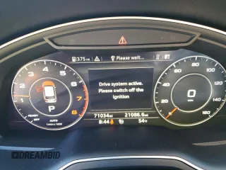 2019 Audi Q7 Premium Plus with VIN WA1LAAF72KD012533, listed as a Copart auction lot 47751115 with 71,034 mi miles and Salvage Title. Bid and sale history available at carsss.com. Image 9.