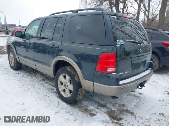 2003 Ford Explorer Eddie Bauer with VIN 1FMDU74W03UB83924, listed as a IAAI auction lot 41614534 with 166,120 mi miles and . Bid and sale history available at DreamBid. Image 3.
