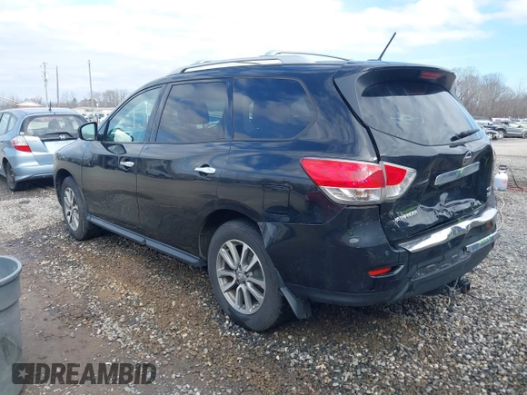 2015 Nissan Pathfinder Platinum with VIN 5N1AR2MM5FC709030, listed as a IAAI auction lot 41490975 with 121,875 mi miles and . Bid and sale history available at DreamBid. Image 3.
