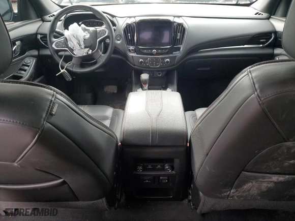 2023 Chevrolet Traverse RS with VIN 1GNEVJKW7PJ239944, listed as a Copart auction lot 43608455 with 26,806 mi miles and Salvage Title. Bid and sale history available at carsss.com. Image 8.
