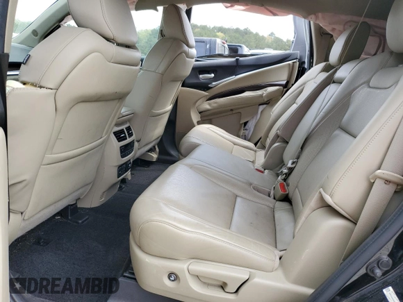 2014 Acura MDX Advance with VIN 5FRYD4H83EB037575, listed as a Copart auction lot 50621255 with 129,417 mi miles and Salvage Title. Bid and sale history available at DreamBid. Image 11.