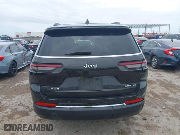2023 Jeep Grand Cherokee Limited z VIN 1C4RJKBG2P8841694, wystawiony jako IAAI lot #42365314 z przebiegiem 59 987 mil mil oraz . Historia ofert i sprzedaży dostępna na DreamBid. Obrazek 16.