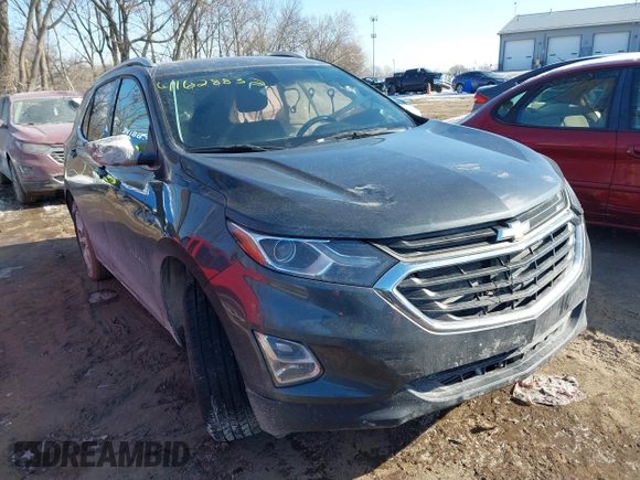 2018 Chevrolet Equinox LT with VIN 2GNAXTEXXJ6313127, listed as a IAAI auction lot 41628832 with 154,410 mi miles. Bid and sale history available at carsss.com. Image 1.