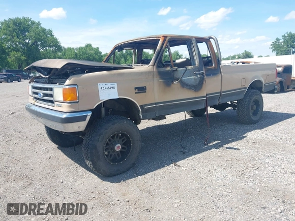 1989 Ford F-250 с VIN 1FTHX26M2KKA55271, выставлен на аукционе IAAI как лот 42348498 с пробегом Не указан миль и . История ставок и продаж доступна на DreamBid. Изображение 2.