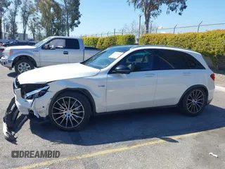 2017 Mercedes-Benz GLC with VIN WDC0G6EBXHF201996, listed as a IAAI auction lot 41814847 with 117,273 mi miles. Bid and sale history available at carsss.com. Image 14.