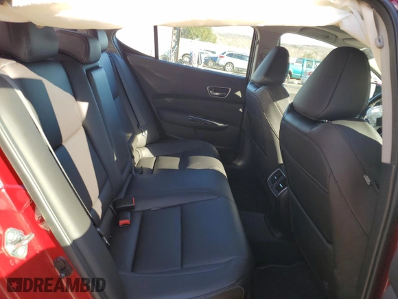 2018 Acura TLX with VIN 19UUB3F35JA000409, listed as a Copart auction lot 87343644 with 36,571 mi miles and Salvage Title. Bid and sale history available at carsss.com. Image 10.
