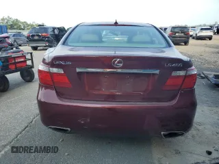 2007 Lexus LS 460 with VIN JTHBL46F475030195, listed as a Copart auction lot 65994595 with Not provided miles and Clean title. Bid and sale history available at DreamBid. Image 6.