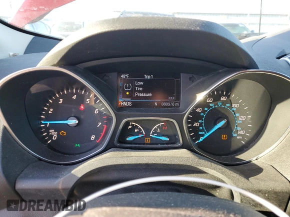 2014 Ford Escape Titanium with VIN 1FMCU9J93EUD36496, listed as a Copart auction lot 89377665 with 88,976 mi miles and Salvage Title. Bid and sale history available at DreamBid. Image 9.