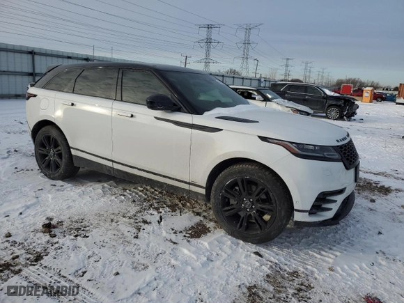 2021 Land Rover Range Rover Velar R-Dynamic S with VIN SALYT2EX4MA319874, listed as a Copart auction lot 45609085 with 25,675 mi miles and Salvage Title. Bid and sale history available at carsss.com. Image 4.