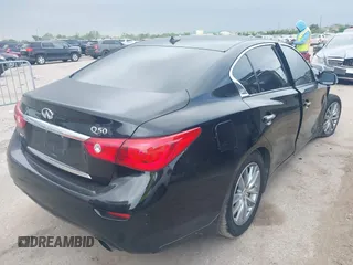 2015 Infiniti Q50 Premium with VIN JN1BV7AR6FM420057, listed as a IAAI auction lot 42045172 with 119,443 mi miles. Bid and sale history available at carsss.com. Image 4.