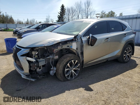 2017 Lexus NX 200t with VIN JTJBARBZ1H2126452, listed as a Copart auction lot 53631455 with 89,727 mi miles and Salvage title. Bid and sale history available at DreamBid. Image 1.