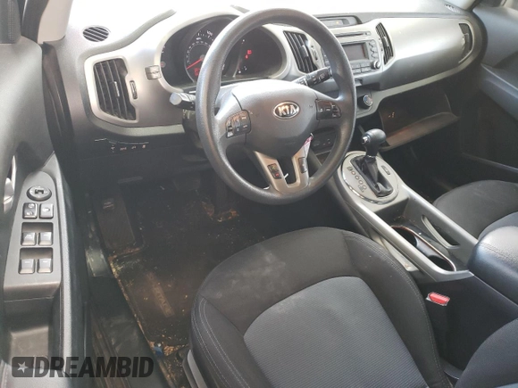 2016 Kia Sportage LX with VIN KNDPBCAC8G7826583, listed as a Copart auction lot 52430045 with 77,223 mi miles and Salvage Title. Bid and sale history available at carsss.com. Image 8.