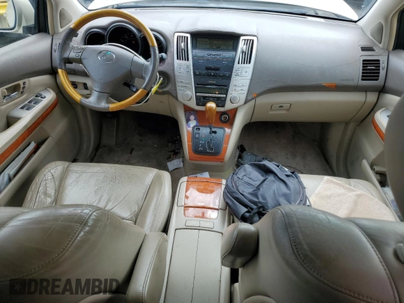 2004 Lexus RX with VIN JTJGA31U640001042, listed as a Copart auction lot 63216834 with 120,153 mi miles and Salvage Title. Bid and sale history available at carsss.com. Image 8.