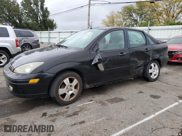 2003 Ford Focus ZTS with VIN 1FAFP38383W181376, listed as a Copart auction lot 75478074 with 179,142 mi miles and Salvage Title. Bid and sale history available at carsss.com. Image 1.